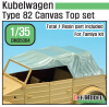 Kubellwagen Type 82 Canvas Top(Tamiya)