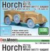 German Horch Kfz.15 Wheel set 1(for Ital
