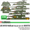 WWII US M18 Hellcat 805TD decal set 1/35
