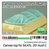 WWII German Sd.Kfz.251 Ausf.C canvas top