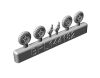 Messerschmitt Bf-109A-F wheels set(2 set