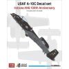 USAF A-10C Decal set"Indiana ANG 100th