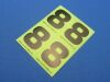 R/C GP Number Sticker "8"
