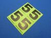 R/C GP Number Sticker "5"