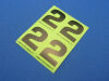R/C GP Number Sticker "2"
