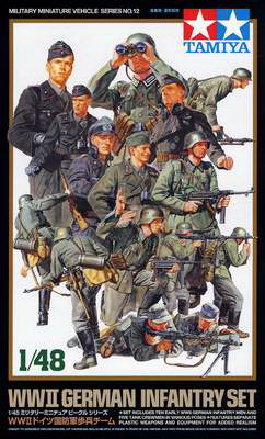 German Infantry Set WWII 1/48