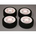 26mm Rally dish Wheels *4 (white)