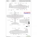 F6F-3 Hellcat Stencils