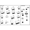 Plastic Transparent Case-111x61x63mm 2pc