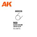 ROD 0.50 diameter x350mm x10 units STYRE