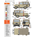 FJ43 SUV with Soft top IDF & LAF 1/35