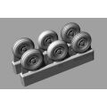 Spitfire 5 spoke wheels set (3 types of