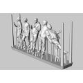 Aeroclub members-5 figures(3D print) 1/4