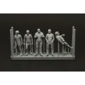 Aeroclub members-5 figures(3D print) 1/4