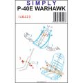 P-40E Warhawk Simply Seatbelts 1/48