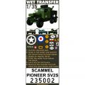 Scammel Pioneer SV2S popisky 1/35