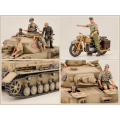 Pz.IV.F & Motorcycle N.Africa 1/35