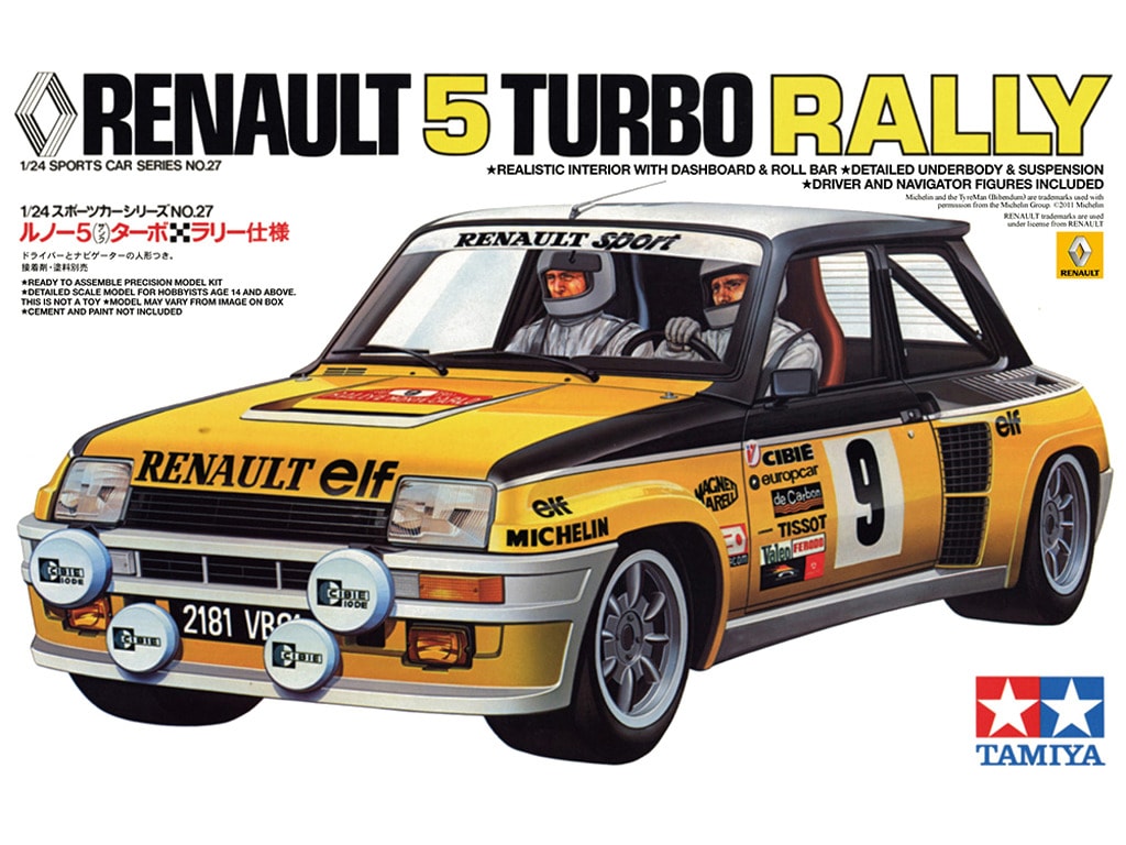 Renault 5 Turbo Rally 1/24