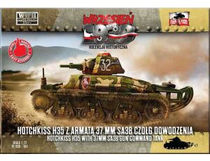 Hotchkiss H35/37mm SA38 gun Command tank