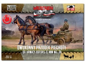 Two-horse carriage for Bofors 37mm wz.36