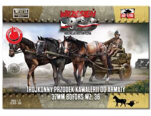 Three-horse cavalry carriage 37mm Bofors