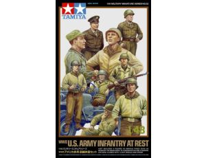 US Army Infantry at Rest 1/48