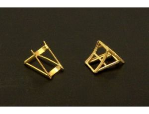 Luftwaffe wheel chocks (two types)