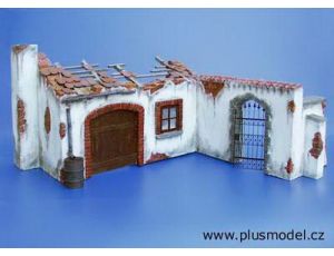 Ruina farmy - diorama