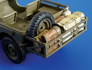 Koš s nákladem pro Jeep