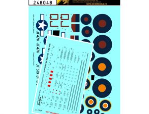 Spitfire HF Mk.VIII - Popisky a markingy