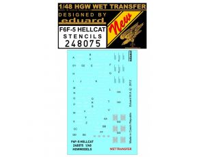 F6F-5 Hellcat Stencils