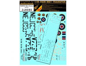 Tempest Mk.V Series 2 Markingy+popisky