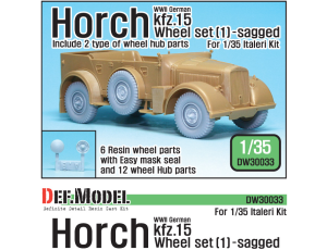 German Horch Kfz.15 Wheel set 1(for Ital
