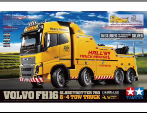 Volvo FH16 Tow Truck Silver 1/14