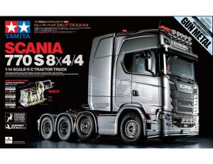 RC Scania 770 S 8x4/4(Gun Metal)