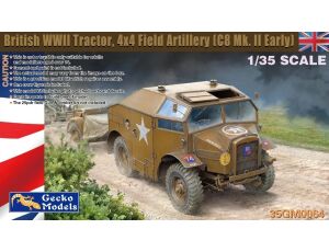British WWII Tractor,4x4 Field Artillery