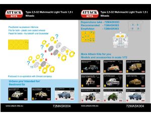 Mask-Type 2.5-3.2 Light Truck- Wheels