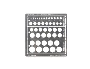 Rycí šablona, kruhy 1-12,5mm