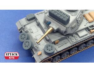 5 cm Kwk 38L/42 - kovová hlaveň 1/72