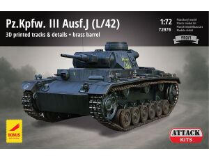 Pz.Kpfw.III Ausf.J(L42)3D track set 1/72