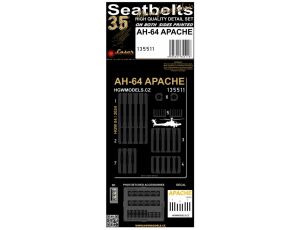 AH-64 Apache(laser) Seatbelts 1/35