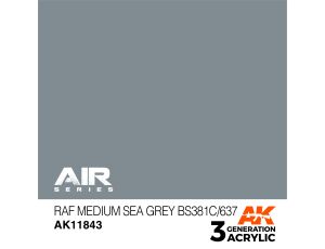 RAF Medium Sea Grey BS381C/637 17ml