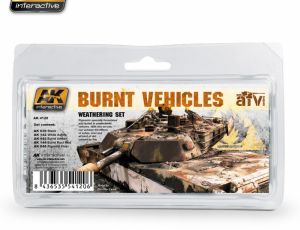 Burnt Vehicles Set
