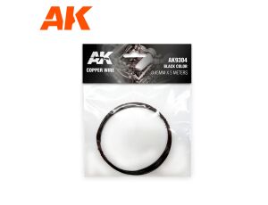 Copper Wire 0.45mmx5meters BLACK COLOR