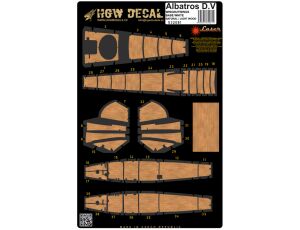 Albatros D.V-BW-natural/light wood 1/32