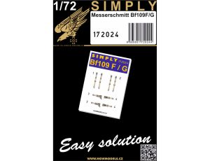 Bf 109F/G Simply Seatbelts 1/72