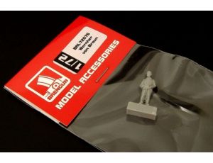 Werner von Braun resin figure