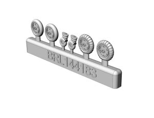 Messerschmitt Bf-109G wheels set(2 set