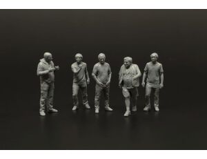 Aeroclub members-5 figures(3D print) 1/1
