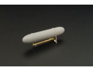 50gal "cigar" fuel tank w/rack double p.